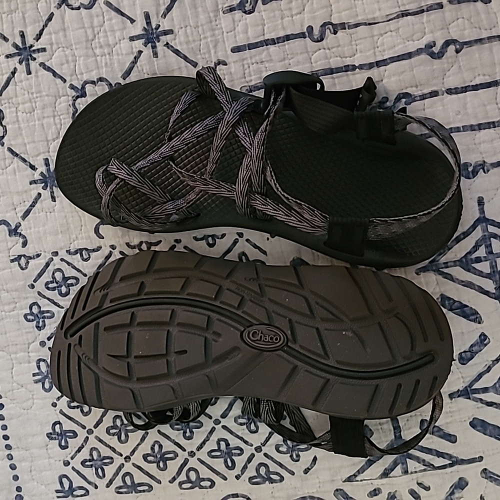 Chaco black and grey sandals. Size 10 women's. Like new